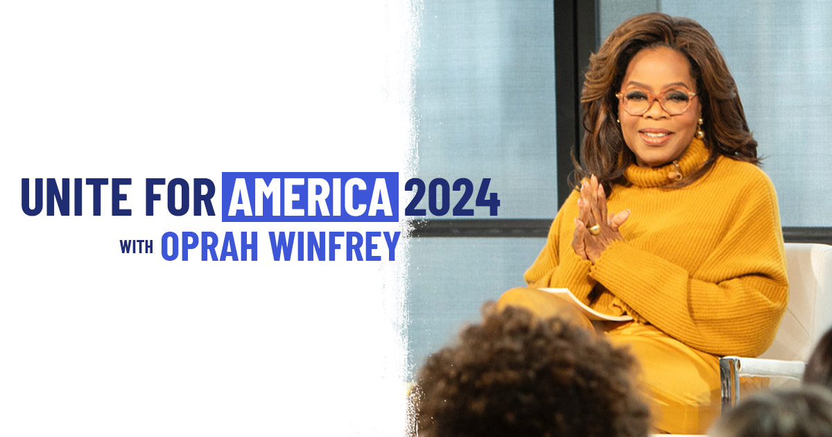 Unite for America 2024 with Oprah Winfrey